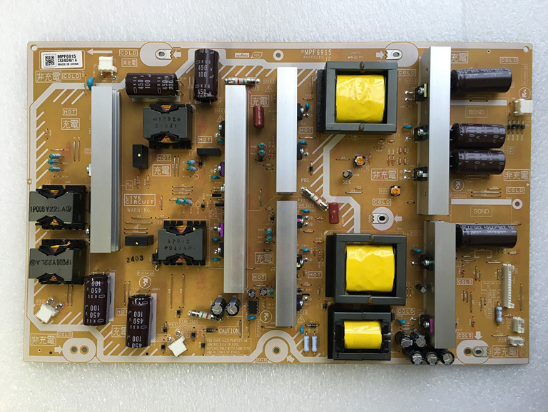 Panasonic TC-P65GT50 Power Supply Board MPF6915 PCPF0291 - Click Image to Close